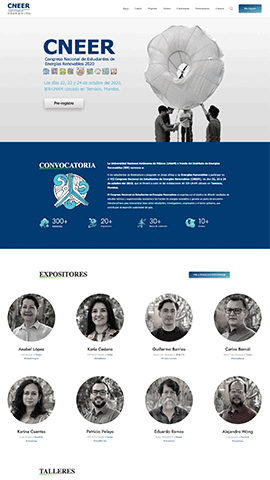 Diseño web para CNEER 2020